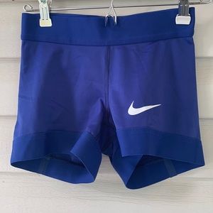 Blue Nike spandex